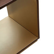 Houston - End Table - Walnut - R&R Furniture Gallery (Fountain Valley, CA)