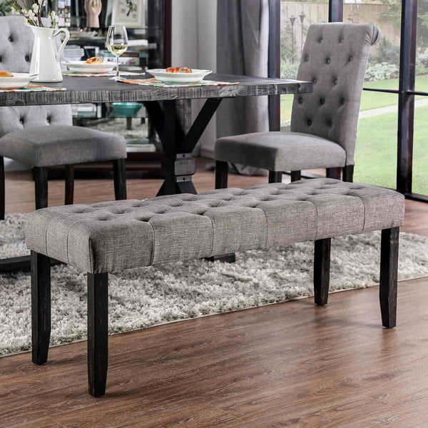 Alfred - Bench, Light Gray