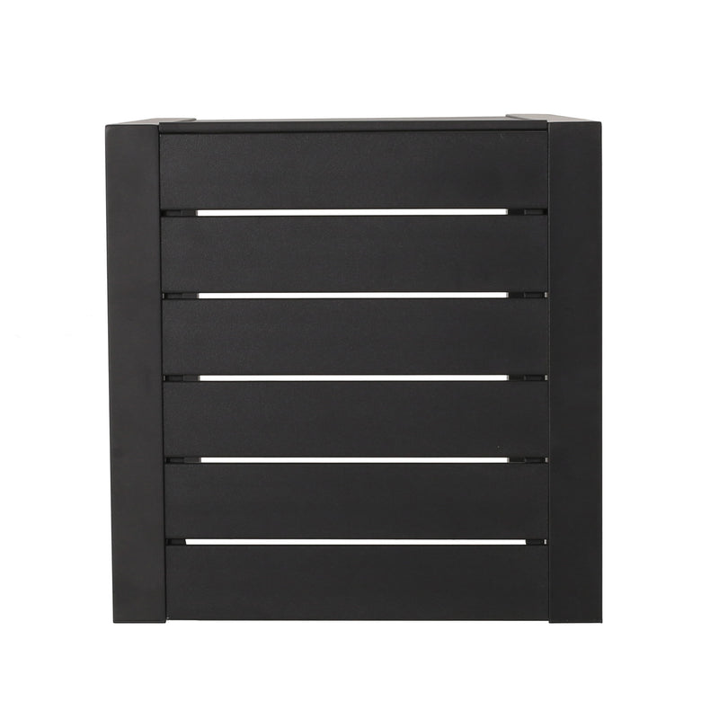 Aluminum Outdoor C - Shaped Side Table For Patio - R&R Furniture Gallery (Fountain Valley, CA)