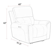 Hancock - Zero Gravity Power Reclining Sofa Set - R&R Furniture Gallery (Fountain Valley, CA)