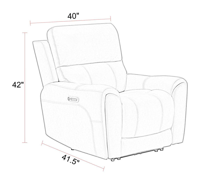 Hancock - Zero Gravity Power Reclining Sofa Set - R&R Furniture Gallery (Fountain Valley, CA)