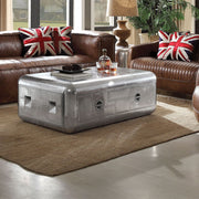 Brancaster - 19" Coffee Table - Aluminum - R&R Furniture Gallery (Fountain Valley, CA)