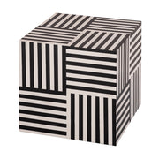 Cube - Side Table - Black - R&R Furniture Gallery (Fountain Valley, CA)