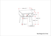 Jager - Side Table - Natural - R&R Furniture Gallery (Fountain Valley, CA)