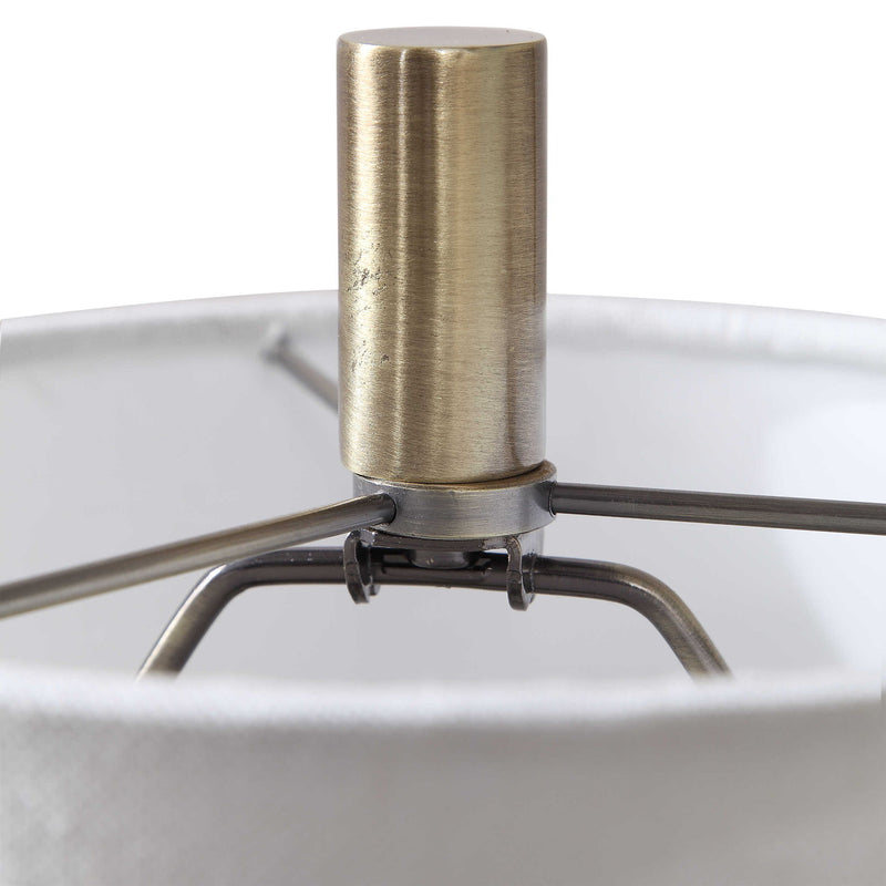 Minette - Mid-Century Buffet Lamp - White