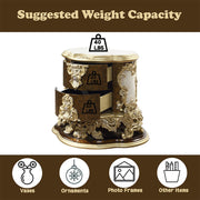 Desiderius - Nightstand - Antique Gold & Hand Painted Brown - R&R Furniture Gallery (Fountain Valley, CA)