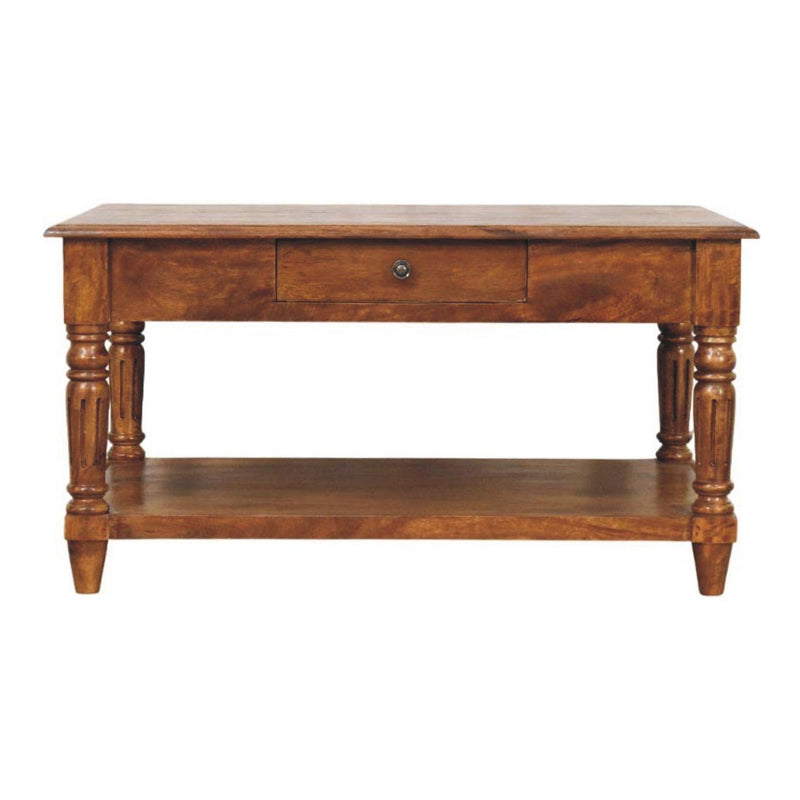 Turned Legs Drawer Table - R&R Furniture Gallery (Fountain Valley, CA)