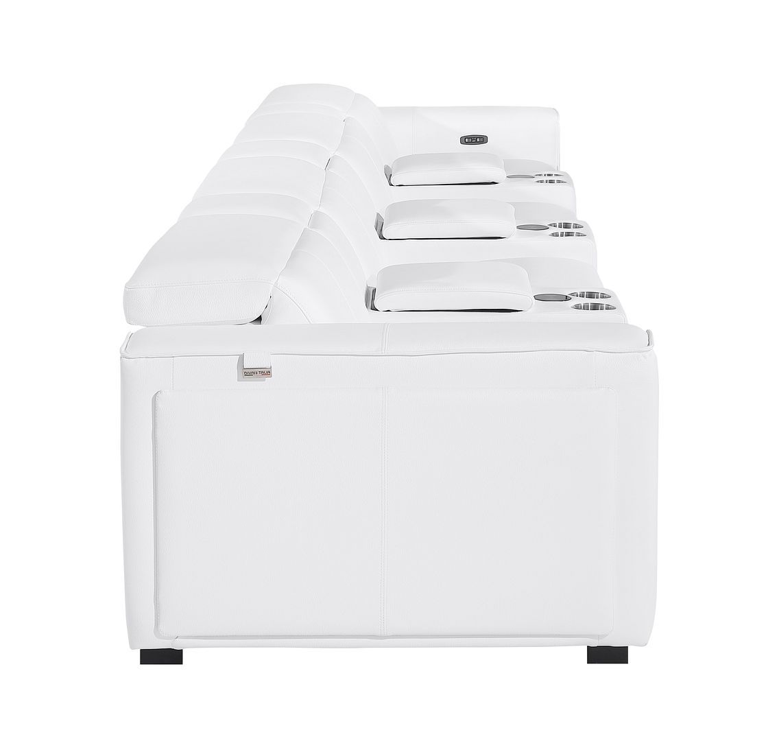 1224 - 7-Piece Modular Power Reclining Sofa In With 4 Power Recliners & Power Headrests
