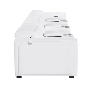 1224 - 7-Piece Modular Power Reclining Sofa In With 4 Power Recliners & Power Headrests