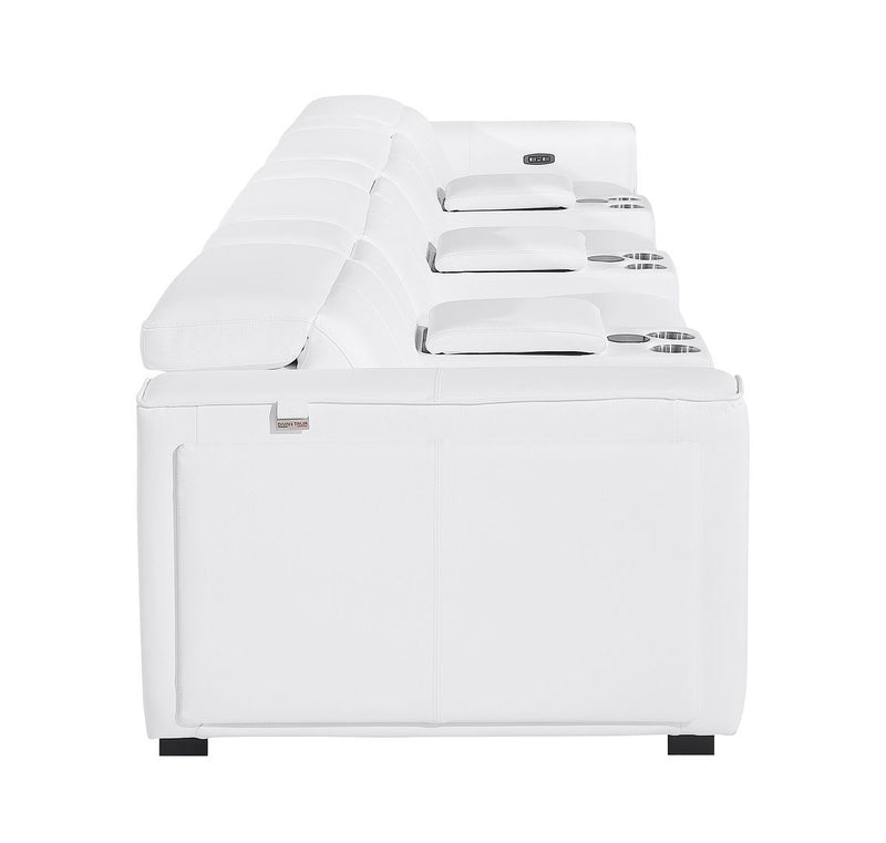 1224 - 7-Piece Modular Power Reclining Sofa In With 4 Power Recliners & Power Headrests