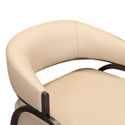 Tatum - Performance Vegan Leather Counter Stool - Taupe - R&R Furniture Gallery (Fountain Valley, CA)