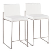 Lumi Source Fuji contemporary high back counter stool with functional design, featuring sleek modern style and sturdy build.