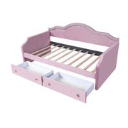 Upholstered Daybed With LED Lights And 2 Drawersme - R&R Furniture Gallery (Fountain Valley, CA)