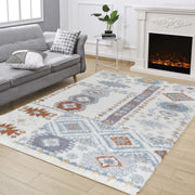 Loft Shag - 5' 3" X 7' Shaggy Area Rug - Ivory - R&R Furniture Gallery (Fountain Valley, CA)