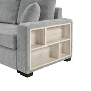 Modular Sofa Couch With Storage Armrest And Center Console - R&R Furniture Gallery (Fountain Valley, CA)