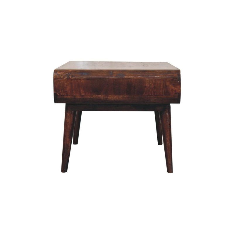 Solid Wood Curved Coffee Table - R&R Furniture Gallery (Fountain Valley, CA)