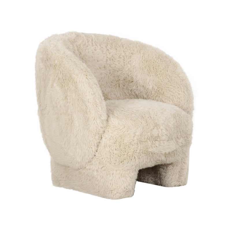 Kiki - Vegan Shearling Accent Chair - R&R Furniture Gallery (Fountain Valley, CA)