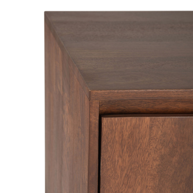 Hunter - TV Media Stand - Umber Brown Stain - R&R Furniture Gallery (Fountain Valley, CA)
