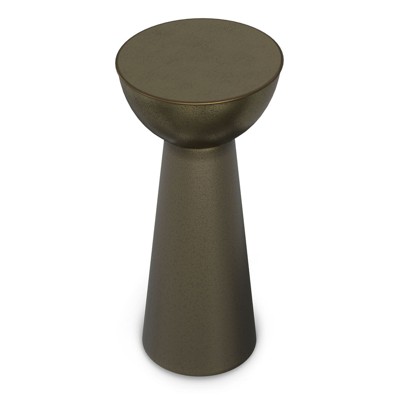 Surrey - Side Table - Antique Gold - R&R Furniture Gallery (Fountain Valley, CA)