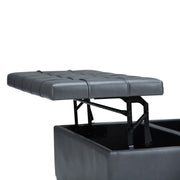 Harrison - Upholstered Coffee Table Storage Ottoman - R&R Furniture Gallery (Fountain Valley, CA)