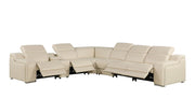 1116 - Power Reclining Italian Leather Sectional - R&R Furniture Gallery (Fountain Valley, CA)