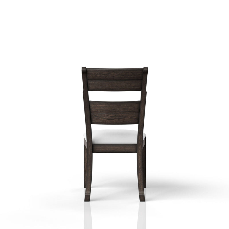 Upholstered Seat Side Chair - Chocolate - R&R Furniture Gallery (Fountain Valley, CA)