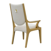 Scotts Square - Dining Arm Chair - Light Champagne - R&R Furniture Gallery (Fountain Valley, CA)