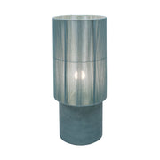 TOV Furniture Mondada concrete floor lamp with a sleek, modern design, featuring a cylindrical concrete base and tall slender stand.