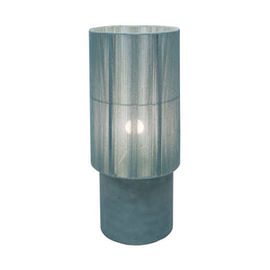 TOV Furniture Mondada concrete floor lamp with a sleek, modern design, featuring a cylindrical concrete base and tall slender stand.