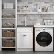 Beckham - Laundry Cabinet & Faucet And Stainless Steel Sink - R&R Furniture Gallery (Fountain Valley, CA)