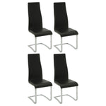 High Back Side Chairs Dining Chairs With Padded Upholstery (Set of 4)