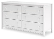 Hallityn - Six Drawer Dresser - White - R&R Furniture Gallery (Fountain Valley, CA)