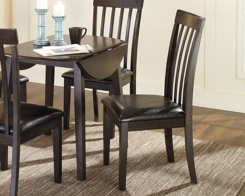Hammis - Dining UPH Side Chair (Set of 2) - Dark Brown - R&R Furniture Gallery (Fountain Valley, CA)