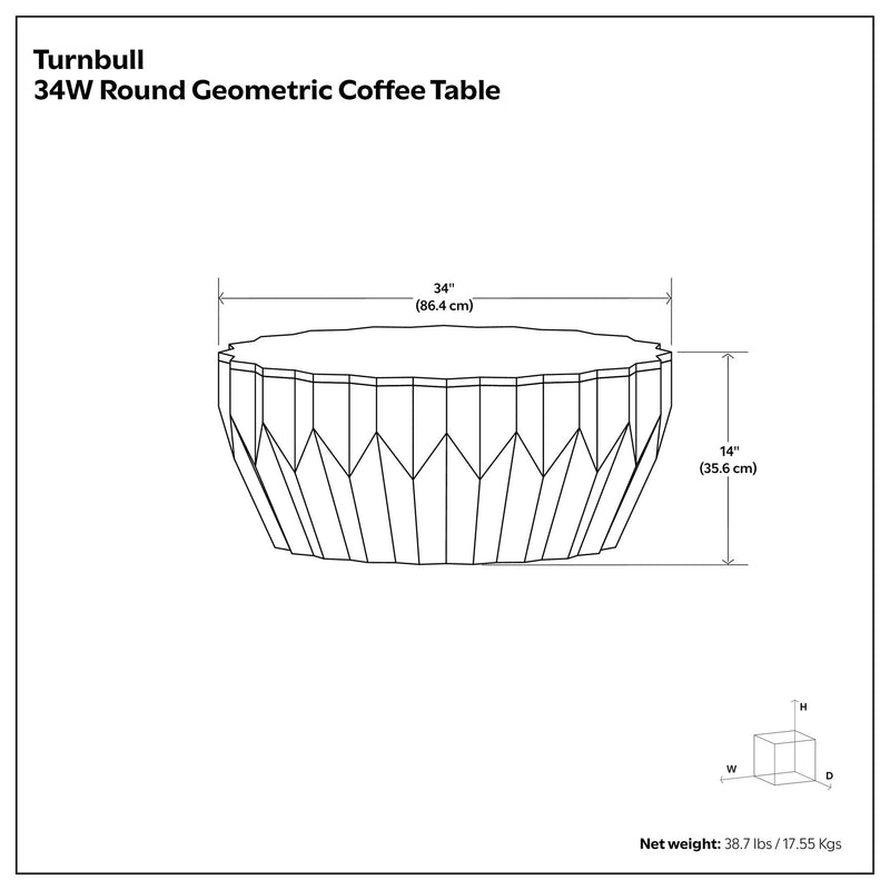 Turnbull - Coffee Table - Walnut - R&R Furniture Gallery (Fountain Valley, CA)