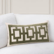 Classic Home Corbin accent pillow with textured fabric and neutral tones, perfect for stylish home decor.
