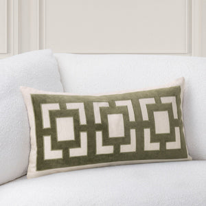 Classic Home Corbin accent pillow with textured fabric and neutral tones, perfect for stylish home decor.
