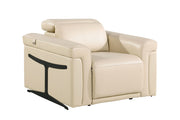 1126 - Top Grain Power Reclining Italian Leather Chair - R&R Furniture Gallery (Fountain Valley, CA)