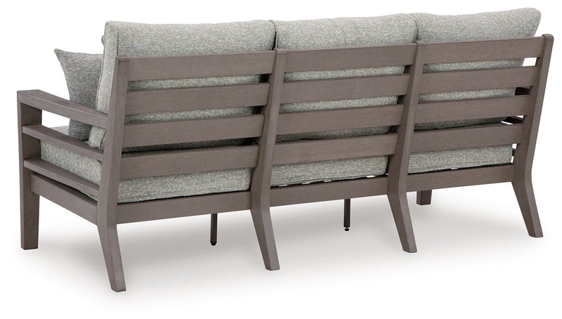 Hillside Barn - Sofa With Cushion - Gray / Brown - R&R Furniture Gallery (Fountain Valley, CA)
