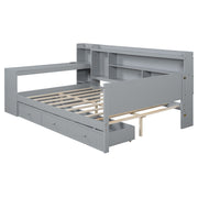 Daybed With 3 Drawers USB Ports And Desk - R&R Furniture Gallery (Fountain Valley, CA)