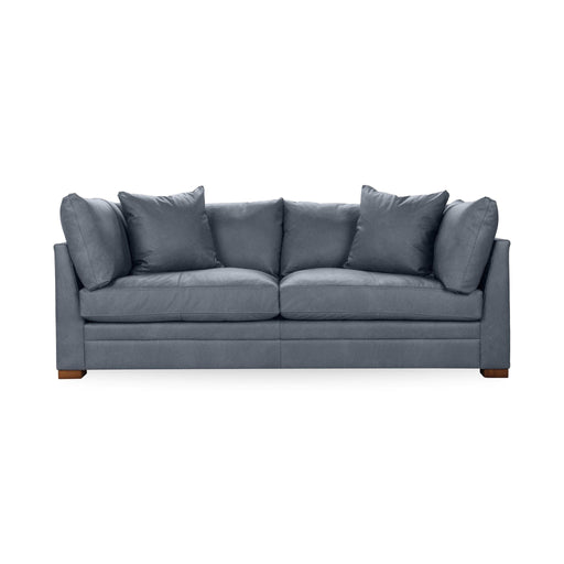 Classic Home Audrey stationary sofa with plush fabric upholstery and elegant design, perfect for living room seating.
