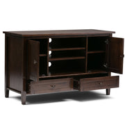 Warm Shaker - TV Media Stand Handcrafted - R&R Furniture Gallery (Fountain Valley, CA)