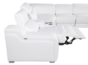 1116 - 12-Piece U-Shaped Sectional Sofa In With 4 Power Recliners & Power Headrests