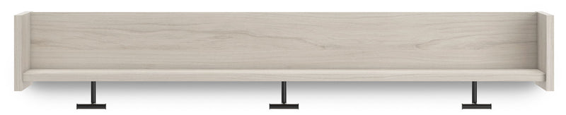 Socalle - Wall Mounted Coat Rack w/Shelf - Light Natural - R&R Furniture Gallery (Fountain Valley, CA)