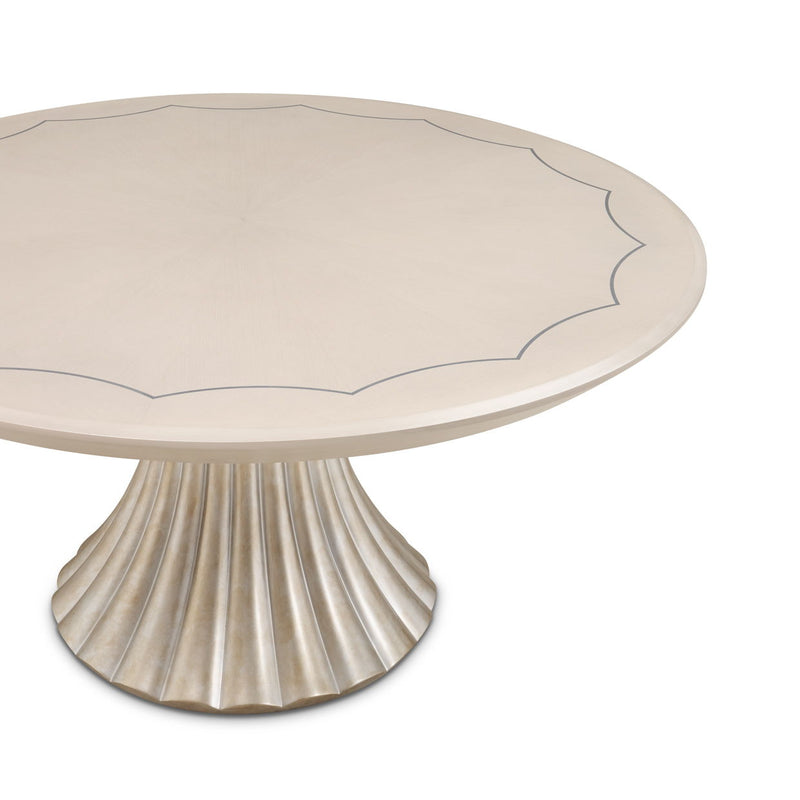 Fantosini - Round Dining Table - Silver Mist - R&R Furniture Gallery (Fountain Valley, CA)