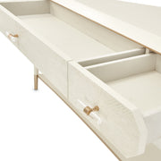 La Rachelle - Console Table - Champagne - R&R Furniture Gallery (Fountain Valley, CA)