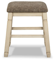 Bolanburg - Upholstered Stool (Set of 2) - Beige - R&R Furniture Gallery (Fountain Valley, CA)