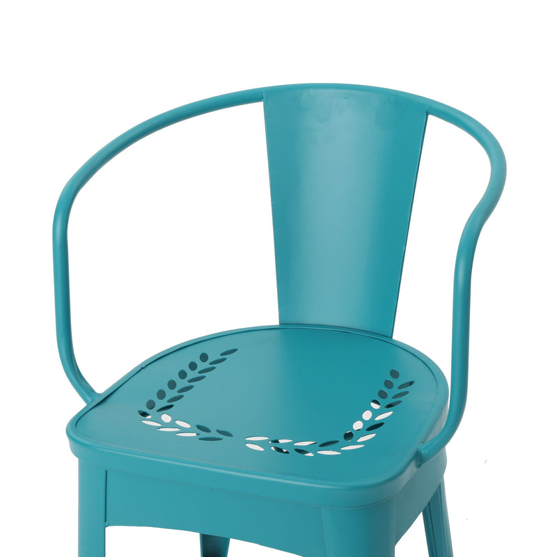 Lourdes - 3 Piece Metal Set - Teal - R&R Furniture Gallery (Fountain Valley, CA)