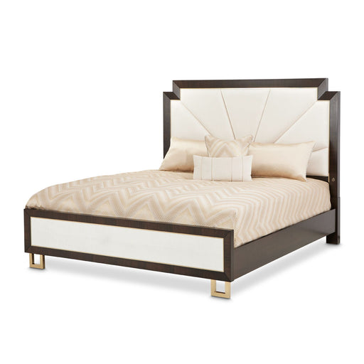 Belmont Place - Upholstered Bed - Espresso - R&R Furniture Gallery (Fountain Valley, CA)