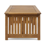 Acacia Wood Rectangular Patio Coffee Table For Outside - R&R Furniture Gallery (Fountain Valley, CA)