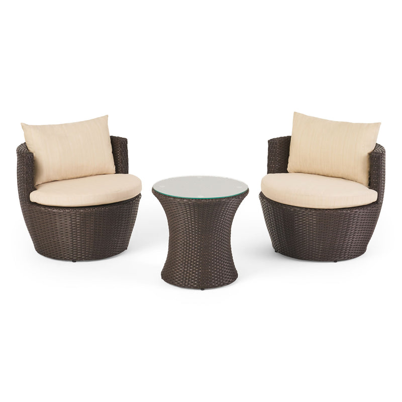 Kono - Chat Set Outdoor Furniture - R&R Furniture Gallery (Fountain Valley, CA)